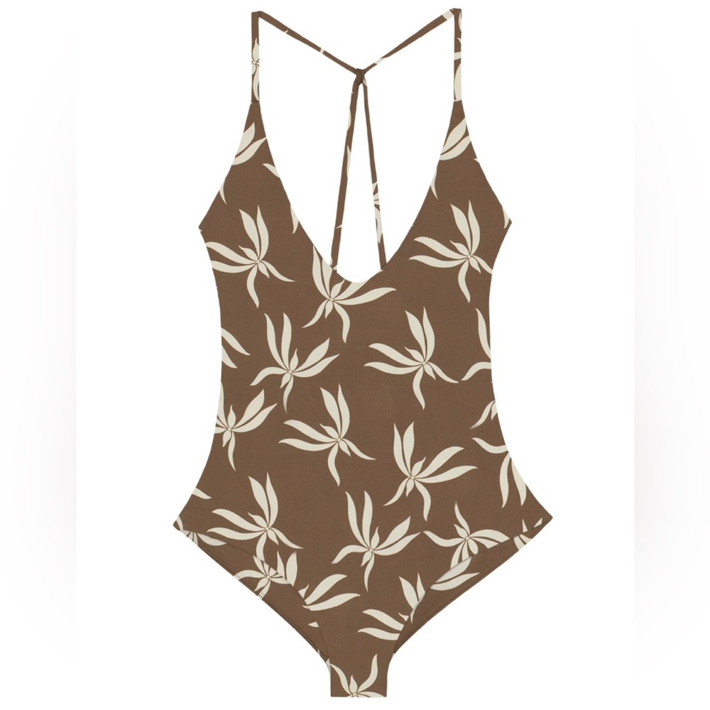 Mikoh spider orchid print one piece size large. Like new. Never worn.